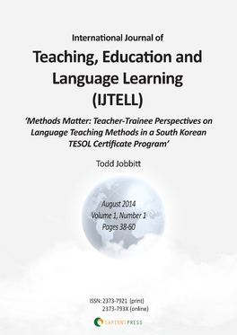 Methods Matter: Teacher-Trainee Perspectives on Language