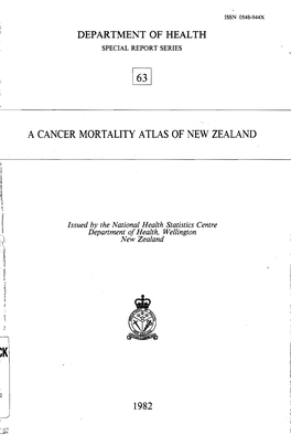 A Cancer Mortality Atlas Of' New Zealand