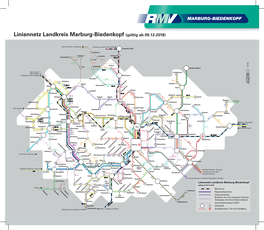 Liniennetz Landkreis Marburg-Biedenkopf (Gültig Ab 09.12.2018)