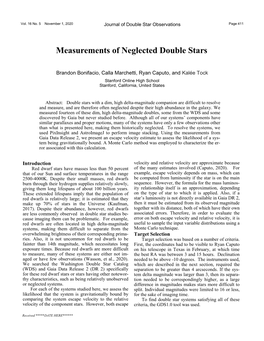 Measurements of Neglected Double Stars