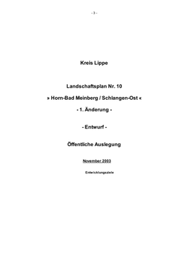 Horn-Bad Meinberg / Schlangen-Ost «