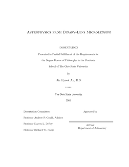 Astrophysics from Binary-Lens Microlensing