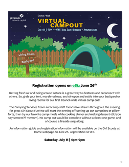 GSCNC Council Wide Virtual Camp Out.Pdf