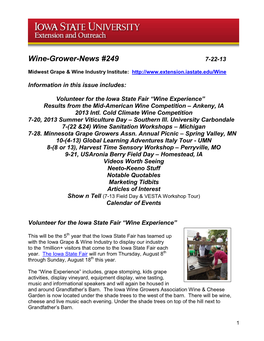 Wine-Grower-News #249 7-22-13