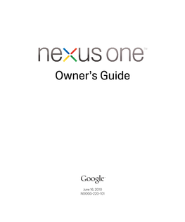 Owner's Guide