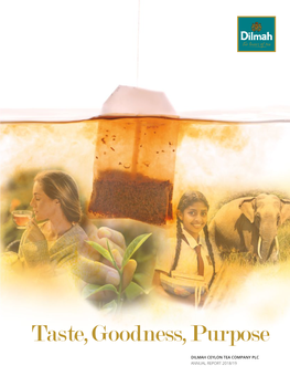 Taste, Goodness, Purpose