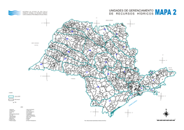 MAPA 2 Comitê Coordenador Do Plano Estadual De Recursos Hídricos DE RECURSOS HÍDRICOS