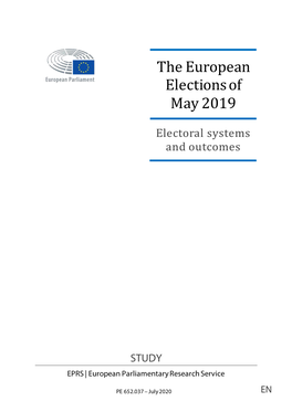 The European Elections of May 2019