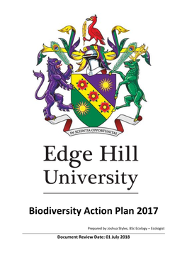 Biodiversity Action Plan 2017