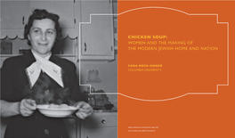 Women and the Making of the Modern Jewish Home and Nation