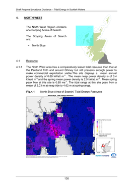 Draft Regional Locational Guidance – Tidal Energy in Scottish Waters