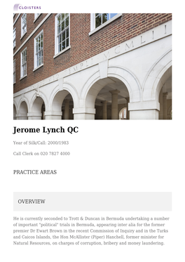 Jerome Lynch QC