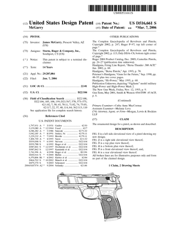 (12) United States Design Patent (10) Patent N0.: US D516,661 S