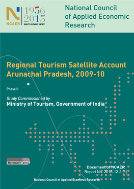 Regional Tourism Satellite Account– Arunachal Pradesh, 2009-10