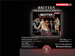 Britten the Rape of Lucretia