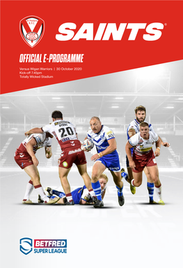 Download Your E-Programme for Today's Clash with Wigan by Clicking Here