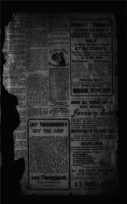 Salisbury Advertiser 01-1899.Pdf (13.63Mb)