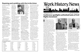 Work History News, Summer-Fall 2016