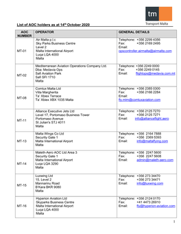 Flight Operations