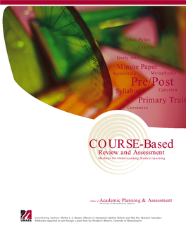 Course Based Review and Assessment: Methods for Understanding Student Learning