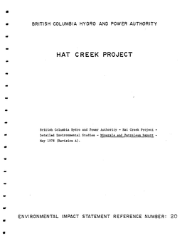Hat Creek Project L