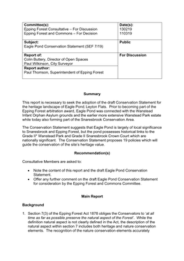Committee Report Template