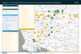 Eastern LA County New Construction & Proposed Multifamily Projects 4Q20