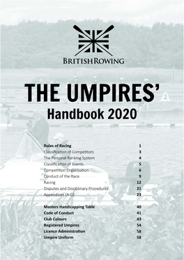The Umpire's Handbook
