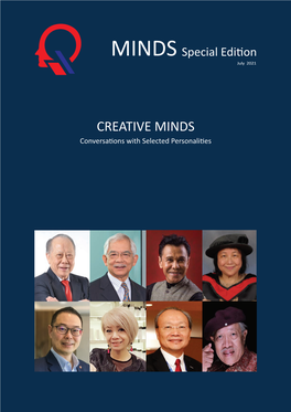 CREATIVE MINDS Conversa�Ons with Selected Personali�Es MINDS COUNCIL MEMBERS 2020 / 2022