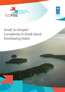 Small, So Simple? Complexity in Small Island Developing States Author: Max Everest-Phillips