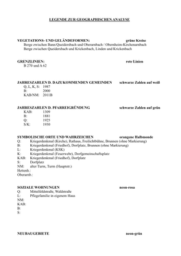 Grüne Kreise Berge Zwischen Bann/Queidersbach Und Oberarnbach / Obernheim-Kirchenarnbach Berge Zwischen Queidersbach Und Krickenbach, Linden Und Krickenbach