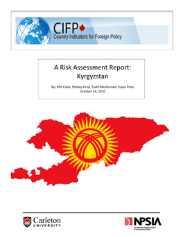 A Risk Assessment Report: Kyrgyzstan