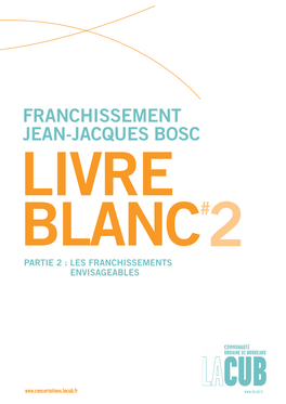 Franchissement Jean-Jacques Bosc Livre Blanc 2 Partie 2 : Les Franchissements Envisageables