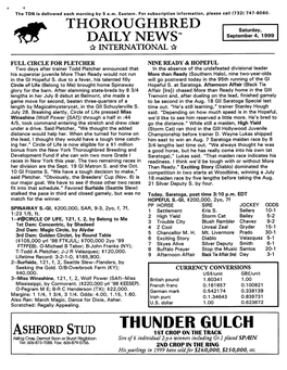 105 DAILY NEWS" September 4, 1999 Ii INTERNATIONAL -Cr