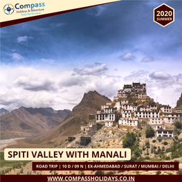 Spiti Valley with Manali