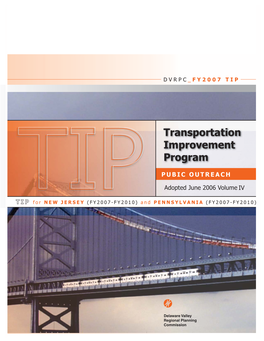 D:\Elizdvrpc FY 2007 Transportation Improvement Program (TIP) For