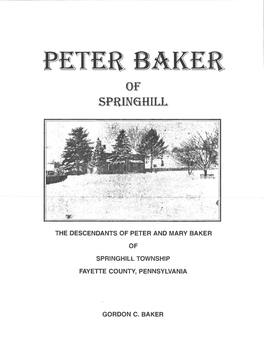 Tee Baker of Peinghill