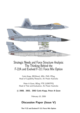 The F-22 and Evolved F-111 Force Mix Option 2