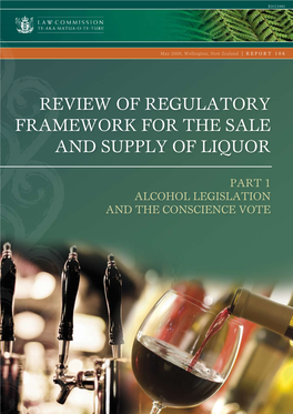 Review of Regulatory Framework for the Sale and Supply of Liquor