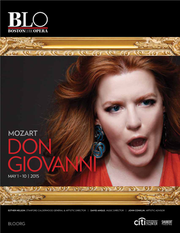 Mozart Don Giovanni May 1 – 10 | 2015