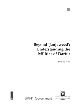 Beyond 'Janjaweed': Understanding the Militias of Darfur