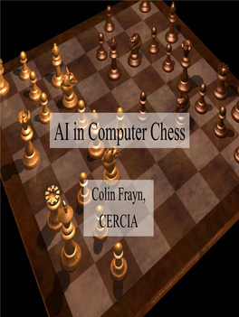 AI in Computer Chess