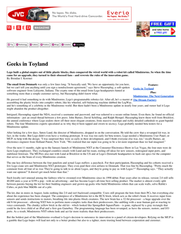 Wired 14.02: Geeks in Toyland