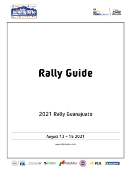 Rally Guide 10 Rally Guanajuato 2021