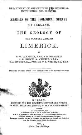 The Geology of the Country Around Limerick