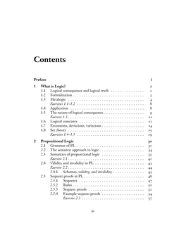 Table of Contents