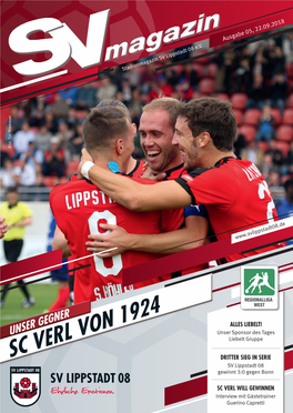 SC VERL VON 1924 DRITTER SIEG in SERIE SV Lippstadt 08 Gewinnt 3:0 Gegen Bonn