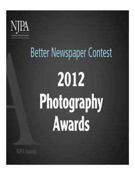 Better Newspaper Contest 2012 Photography Awards