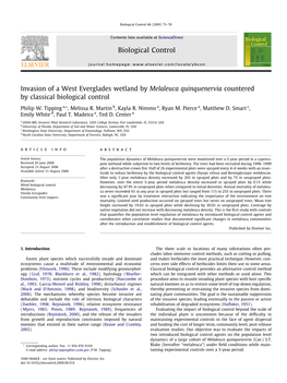 Biological Control 48 (2009) 73–78