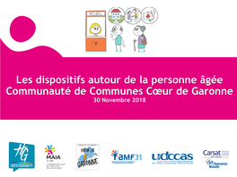 Les Dispositifs Autour De La Personne Âgée Communauté De Communes Cœur De Garonne 30 Novembre 2018 Sommaire